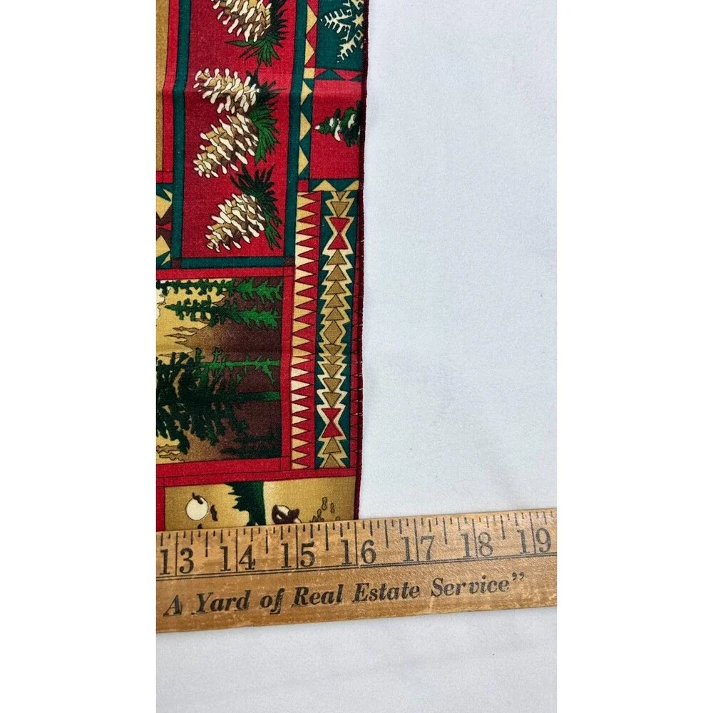 Pine Trees Placemats Set of 4 Green Pine Tree Forest Table Mats Foggy Forest